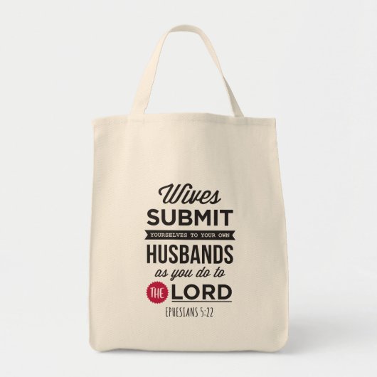 Ephesians 5:22 tote bag (Voorkant)