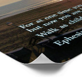 Ephesians 5:8 Sunrise Poster (Hoek)
