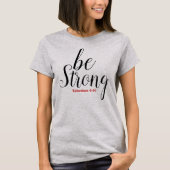 Ephesians 6:10 - Basic T-Shirt (Voorkant)