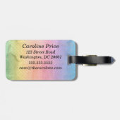 Ephesians 6:18 regenboogbijbel Verse Prayer Bagagelabel (Achterkant horizontaal)