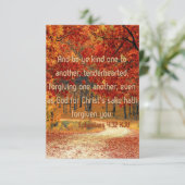 Ephesians Bijbel verse Pic Flat Greeting 4:32 KJV Kaart (Staand voorkant)
