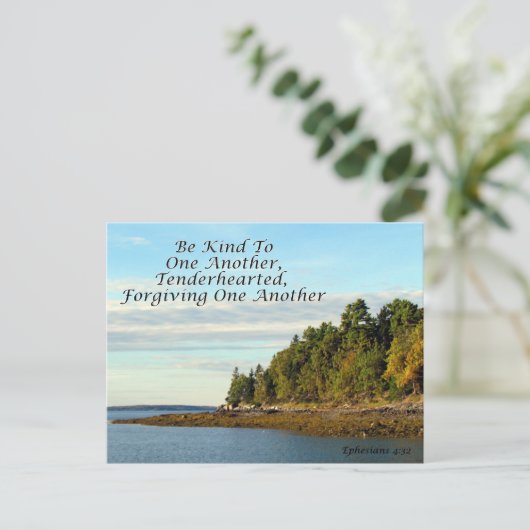 Ephesians Bijbelverse Briefkaart 4:32 (Staand voorkant)