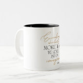 Ephesians Gold en Black Inspirerend koffie Mok (Voorkant links)