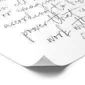 Ephesians script 3:20 poster (Hoek)