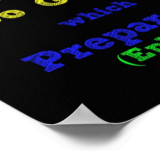 Ephesians Wij zijn Gods sterstuk Poster (Hoek)