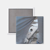Ephesus kattenmagneet magneet (Voorkant / Achterkant)
