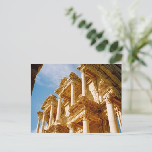 ephesus kolommen briefkaart (Staand voorkant)