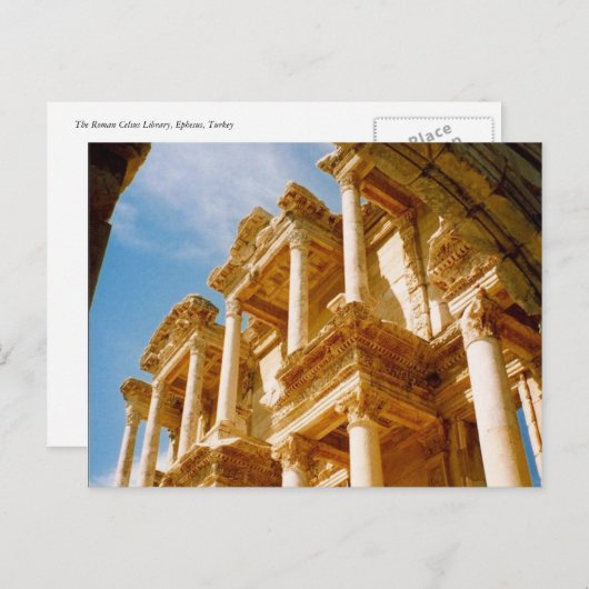 ephesus kolommen briefkaart (Voorkant / Achterkant)