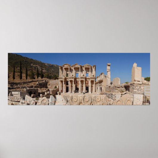 Ephesus Library Poster (Voorkant)
