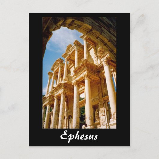 ephesus library turkey briefkaart (Voorkant)