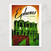 Ephesus, oud wonder, Turkije, oud reizen Briefkaart (Voorkant)