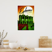 Ephesus, oud wonder, Turkije, oud reizen Poster (Keuken)
