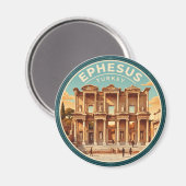 Ephesus Oude Stad Turkije Magneet (Voorkant / Achterkant)