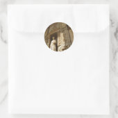 Ephesus Turkey - Celsius library at Ephesus Ronde Sticker (Tas)