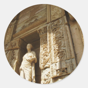 Ephesus Turkey - Celsius library at Ephesus Ronde Sticker