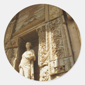 Ephesus Turkey - Celsius library at Ephesus Ronde Sticker