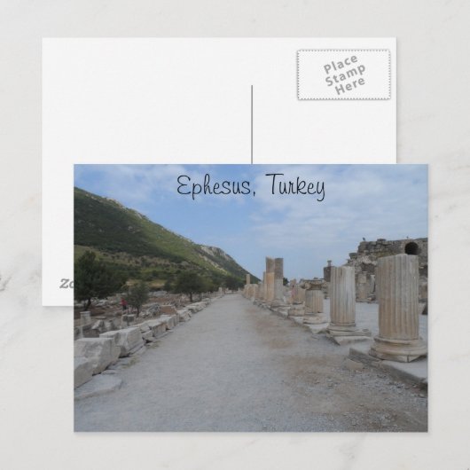 Ephesus, Turkije Briefkaart (Voorkant / Achterkant)