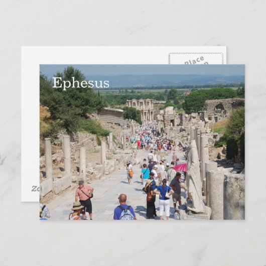 Ephesus, Turkije Briefkaart (Voorkant / Achterkant)