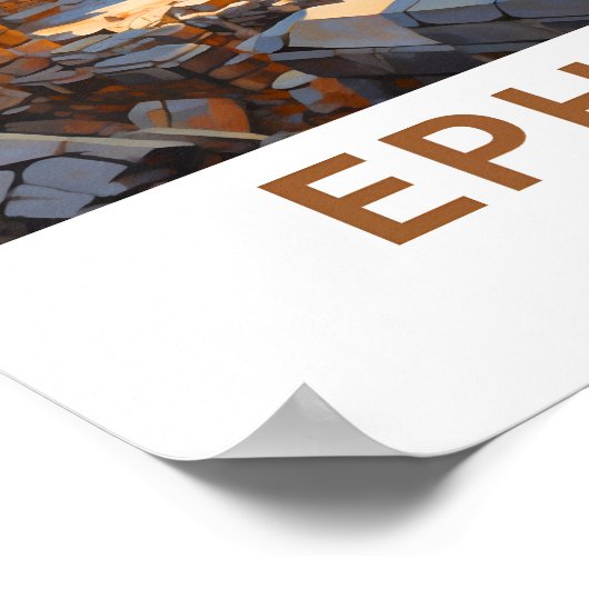 Ephesus Turkije Reisprint Poster (Hoek)