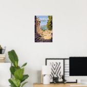 Ephesus Turkije Reizen Kunst Vintage Poster (Thuiskantoor)
