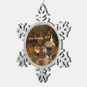 Ephraim, Wisconsin at Sunset Snowflake Ornament (Rechts)