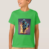 Epic 2D Bike Adventure T-Shirt Design (Voorkant)