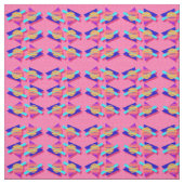 Epic 80 Memphis Neon Triangle Patronen Stof (Swatch)