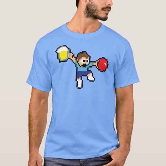 Epic 8-bits Social Dodgeball T-Shirt (Voorkant)