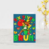 Epic African Black Dabbing Bruh Seven History Amer Kaart (Gele Bloem)