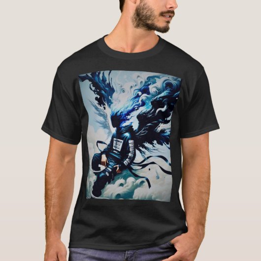 Epic Anime Art: Signature Print T-shirt (Voorkant)