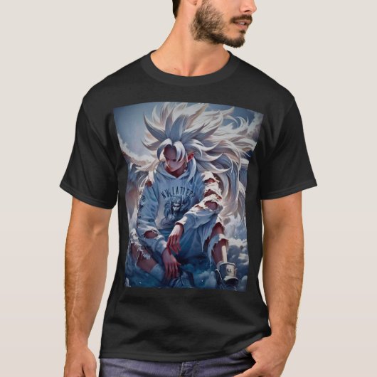 Epic Anime Art: Signature Print T-shirt (Voorkant)