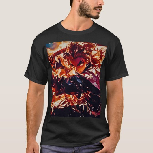 "Epic Anime Art: Signature Print T-shirt" T-shirt (Voorkant)