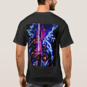 "Epic Anime Art: Signature Print T-shirt" T-shirt (Achterkant)