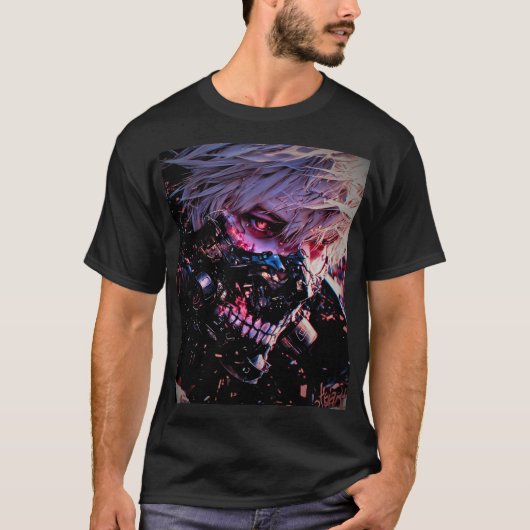 "Epic Anime Art: Signature Print T-shirt" T-shirt (Voorkant)