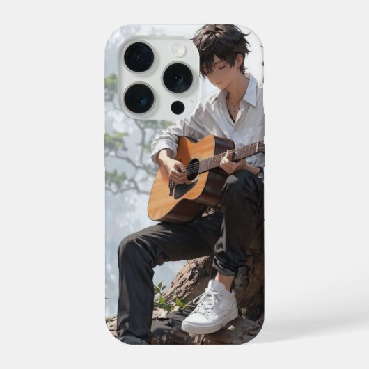 Epic Anime Guitarist Birthday cases  - Customi iPhone Hoesje (Achterkant)