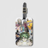 Epic Anime Heroes Battle Squad Notebook Bagagelabel (Voorkant (verticaal))