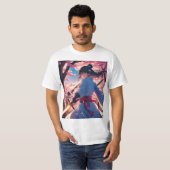 Epic Anime Warrior Graphic T-shirt (Voorkant volledig)