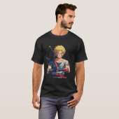 Epic Anime Warrior T-Shirt – Elektrische Blade Sti (Voorkant volledig)