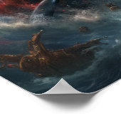 Epic Battle: Orka vs Kraken Poster - Een spannende (Hoek)