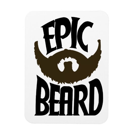 Epic Beard Magneet (Verticaal)