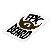 Epic Beard Magneet (Linkerzijde)