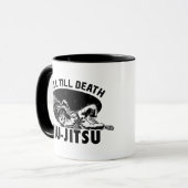 Epic Bjj Coffee Mok Grim Reaper Jiu-jitsu Armbar (Voorkant links)