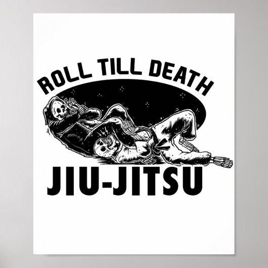 Epic Bjj Grim Reaper Jiu-jitsu Armbar poster (Voorkant)