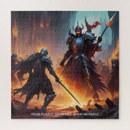 Epic Black Knight Art Puzzel Collectie (Verticaal)