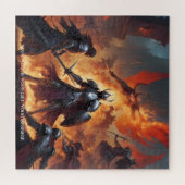 Epic Black Knight Art Puzzel Collectie Legpuzzel (Horizontaal)