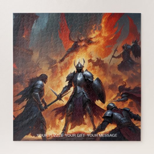Epic Black Knight Art Puzzel Collectie Legpuzzel (Verticaal)