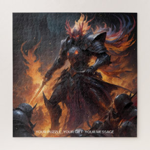Epic Black Knight Art Puzzel Collectie Legpuzzel