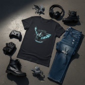 Epic Blue Dragon - Rise From The Ashes Fantasy T-shirt