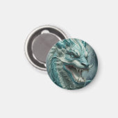 Epic Blue Storm Dragon Magneet (Voorkant / Achterkant)