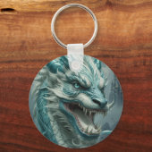 Epic Blue Storm Dragon Sleutelhanger (Voorkant)